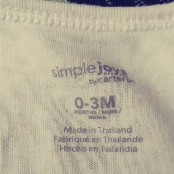 Simple joys by Carters 0-3 m footed sleep and play - Picture 2 of 2